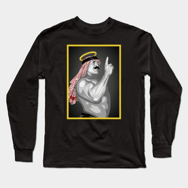 THE IRON SHEIK Long Sleeve T-Shirt by mirailecs